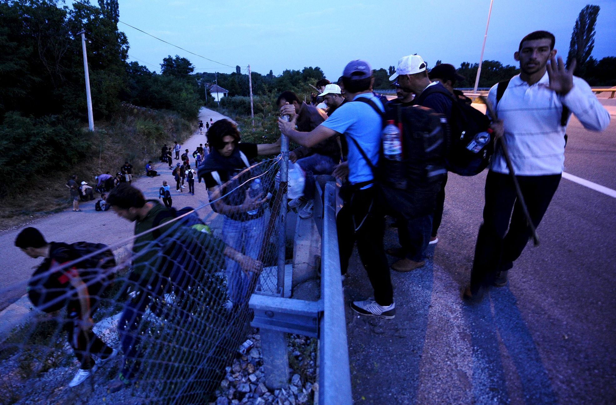 Cesta do Evropy - uprchlíci - Makedonie