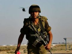 Izraelský voják v akci.