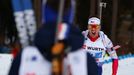 Michal Krčmář v cíli závodu smíšených štafet na MS 2025 v Lenzerheide