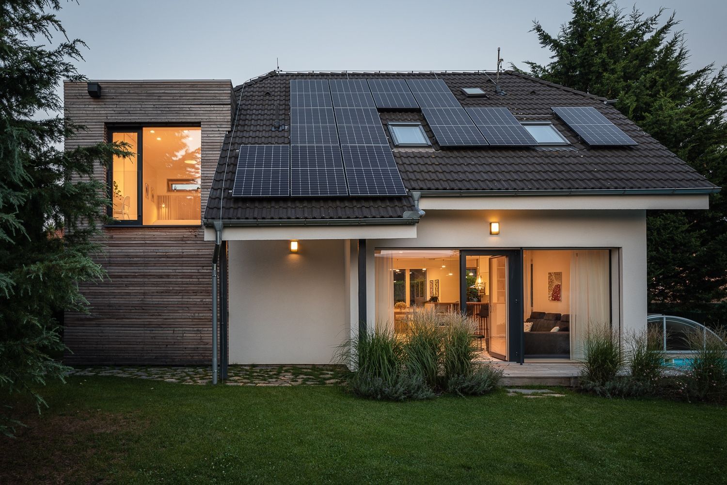 Přístavba domu v Šestajovicích