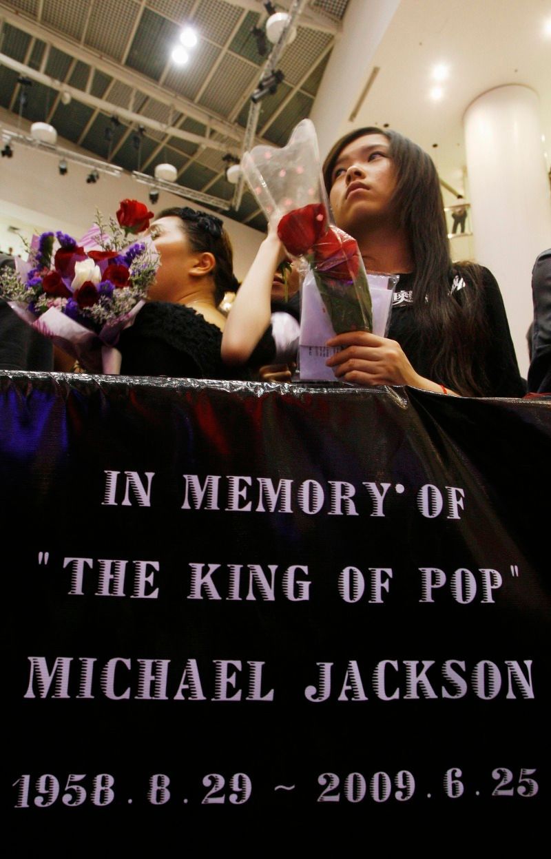 Rozloučení s Michaelem Jacksonem - Hongkong