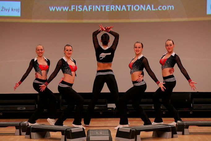 ME v aerobiku 2017: senior, fitness step petite - One Club Brno