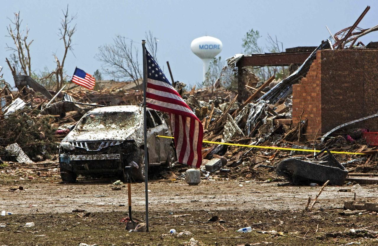 Fotogalerie: Dílo zkázy a utrpení. Tak vypadá Oklahoma po tornádu.