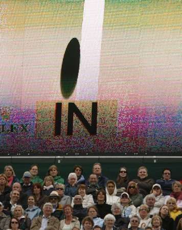 Jestřábí oko poprvé ve Wimbledonu