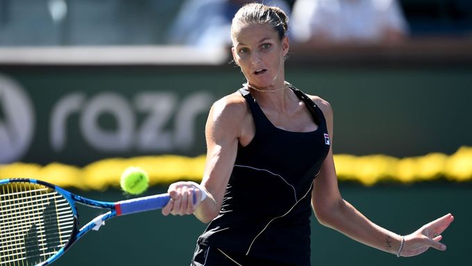 Karolína Plíšková na turnaji v Indian Wells.