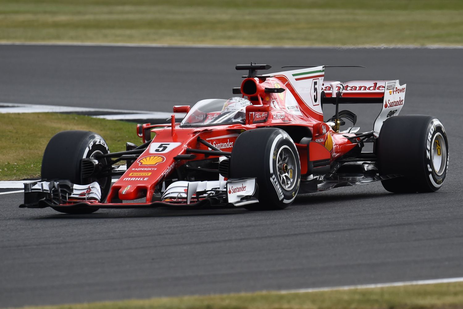 F1, VC Velké Británie 2017: Sebastian Vettel, Ferrari