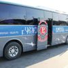 HC Lev na prvním výjezdu do Ruska. týmový autobus v Čechově