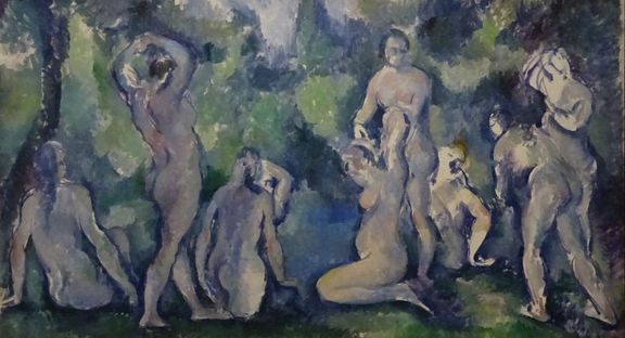 Paul Cézanne: Koupající se ženy, kolem 1895