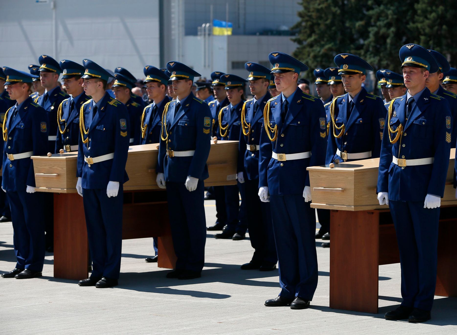 Ukrajina - MH17 - letiště v Charkově
