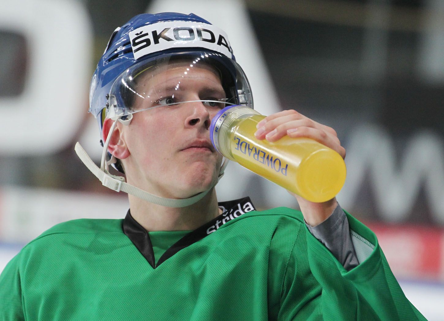 Trénink české hokejové reprezentace (Jakub Krejčík)