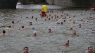 ...dorazili také milovnici ledové vody ze zahraničí.