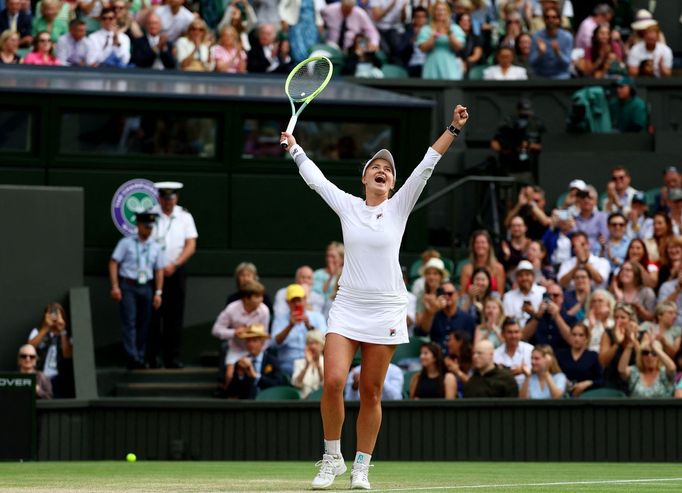 Barbora Krejčíková, Wimbledon 2024, semifinále