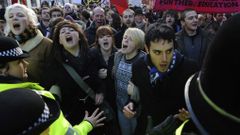 Další demonstrace britských studentů proti zvýšení školného