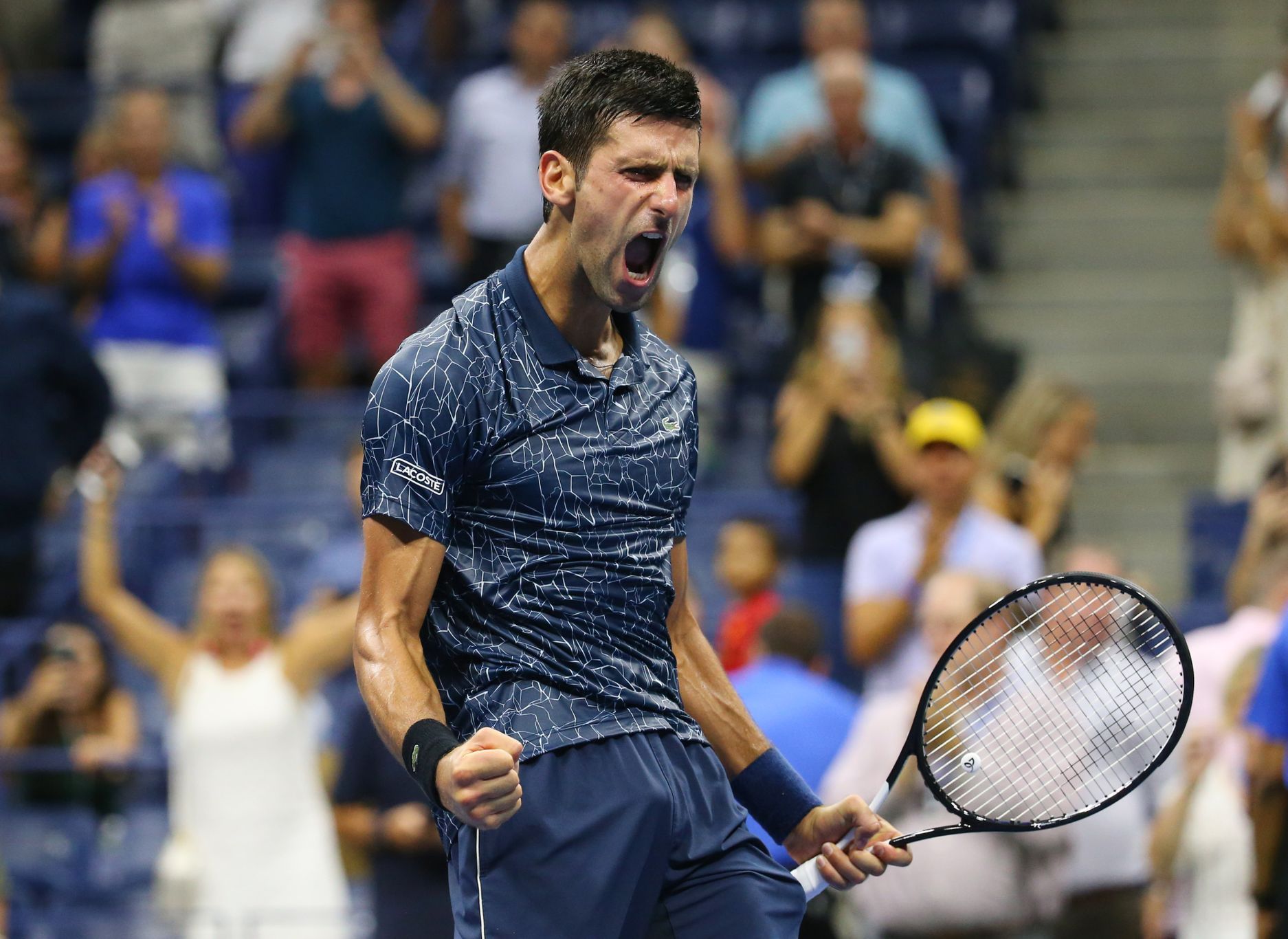 tenis, US Open 2018, Novak Djokovič po výhře ve čtvrtfinále