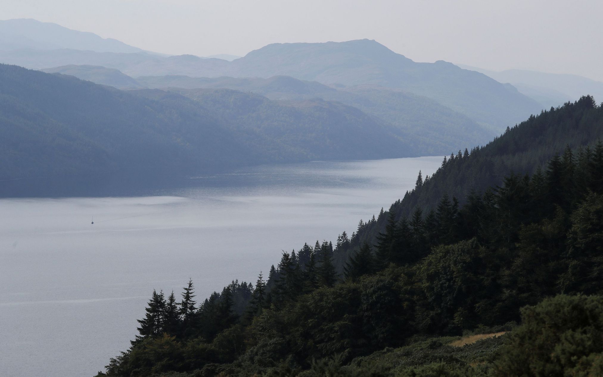 Skotsko jezero Loch Ness