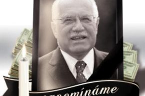 Foto: Tak se bude podle divadelníků pohřbívat Václav Klaus