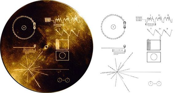 Voyager-1 - destička se vzkazem pro mimozemšťany