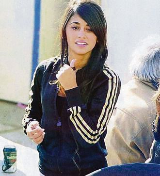 Přítelkyně Lionela Messiho Antonella Roccuzzová (El Clásico)