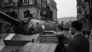 Tanky v Mariánských Lázních, srpen 1968