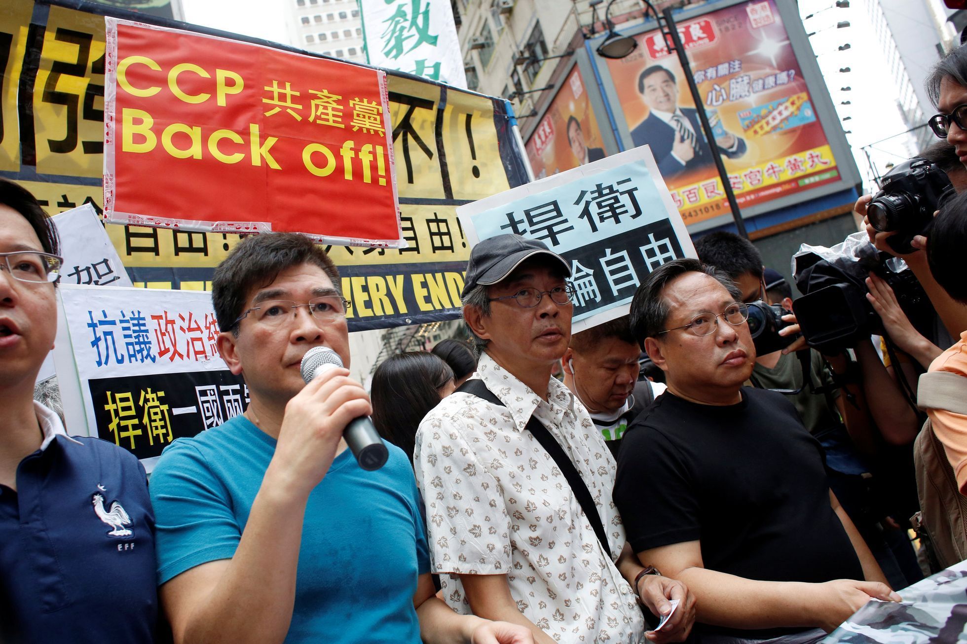 Protest v Číně kvůli zadrženým knihkupcům