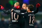Bayern spasil gólem Robben, Drobný třikrát inkasoval