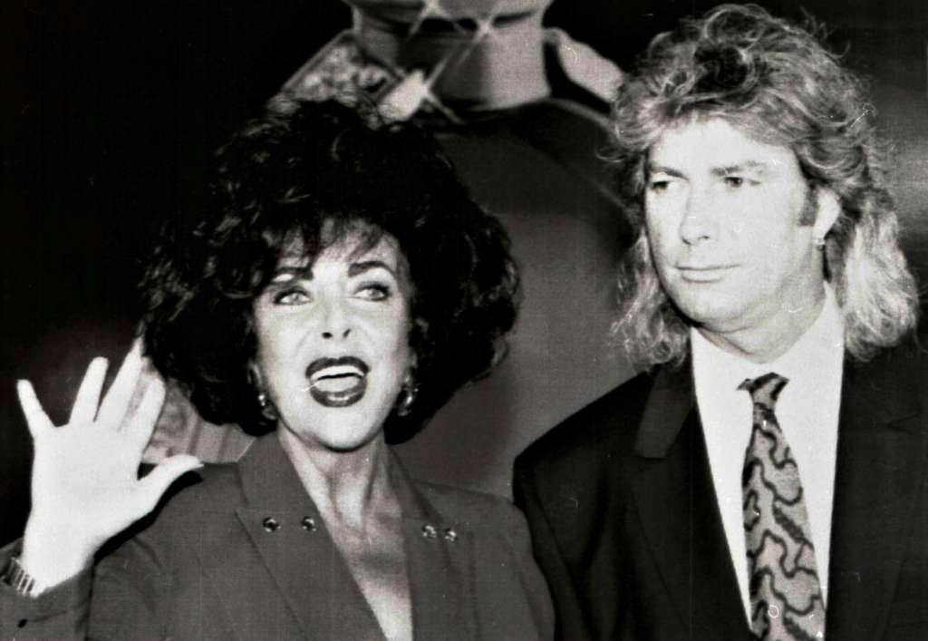 Elizabeth Taylor - s budoucím manželem 1991