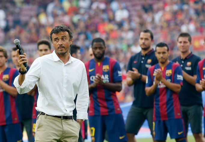 Luis Enrique, trenér Barcelony