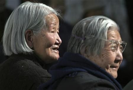 Čínské seniorky