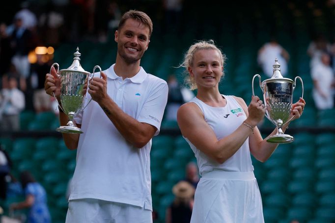 Kateřina Siniaková a Sem Verbeek, Wimbledon 2025