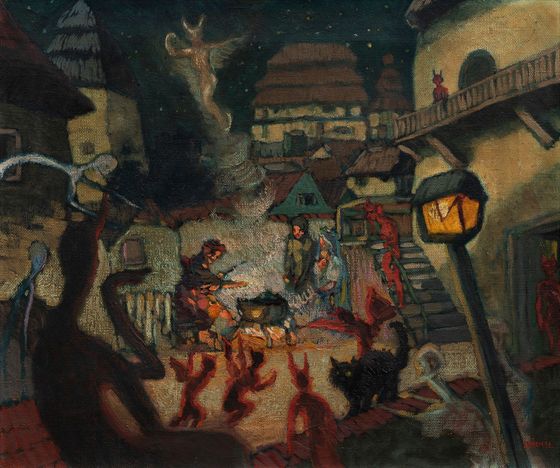 Josef Váchal: Čarodějnice, 1915