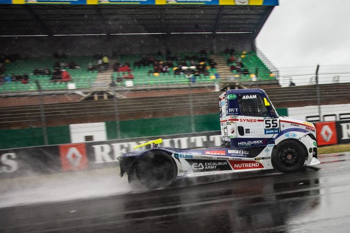 Adam Lacko v Buggyře v závodě ME tahačů na okruzích v Le  Mans