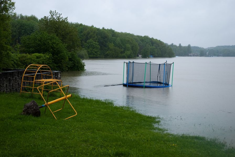 Povodně - Těrlická přehrada - 2010