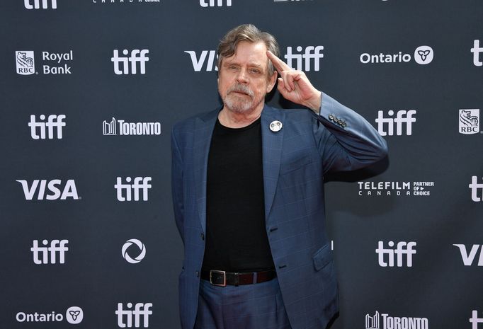 Herec Mark Hamill na torontské premiéře filmu Chuckův život.