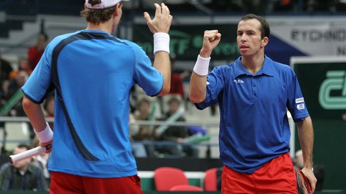 Tomáš Berdych a Radek Štěpánek v Davis Cupu