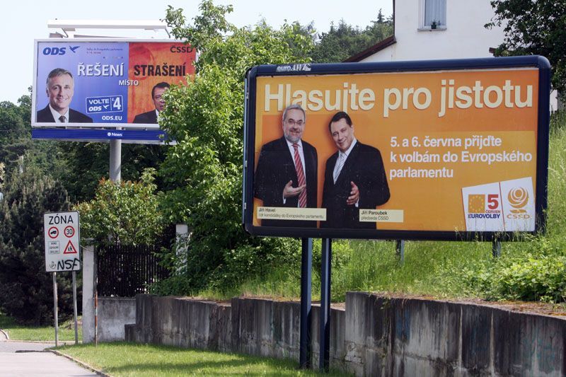 Volebební billboardy