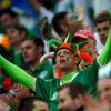 Irský fanoušek před utkáním se Španělskem ve skupině C na Euru 2012