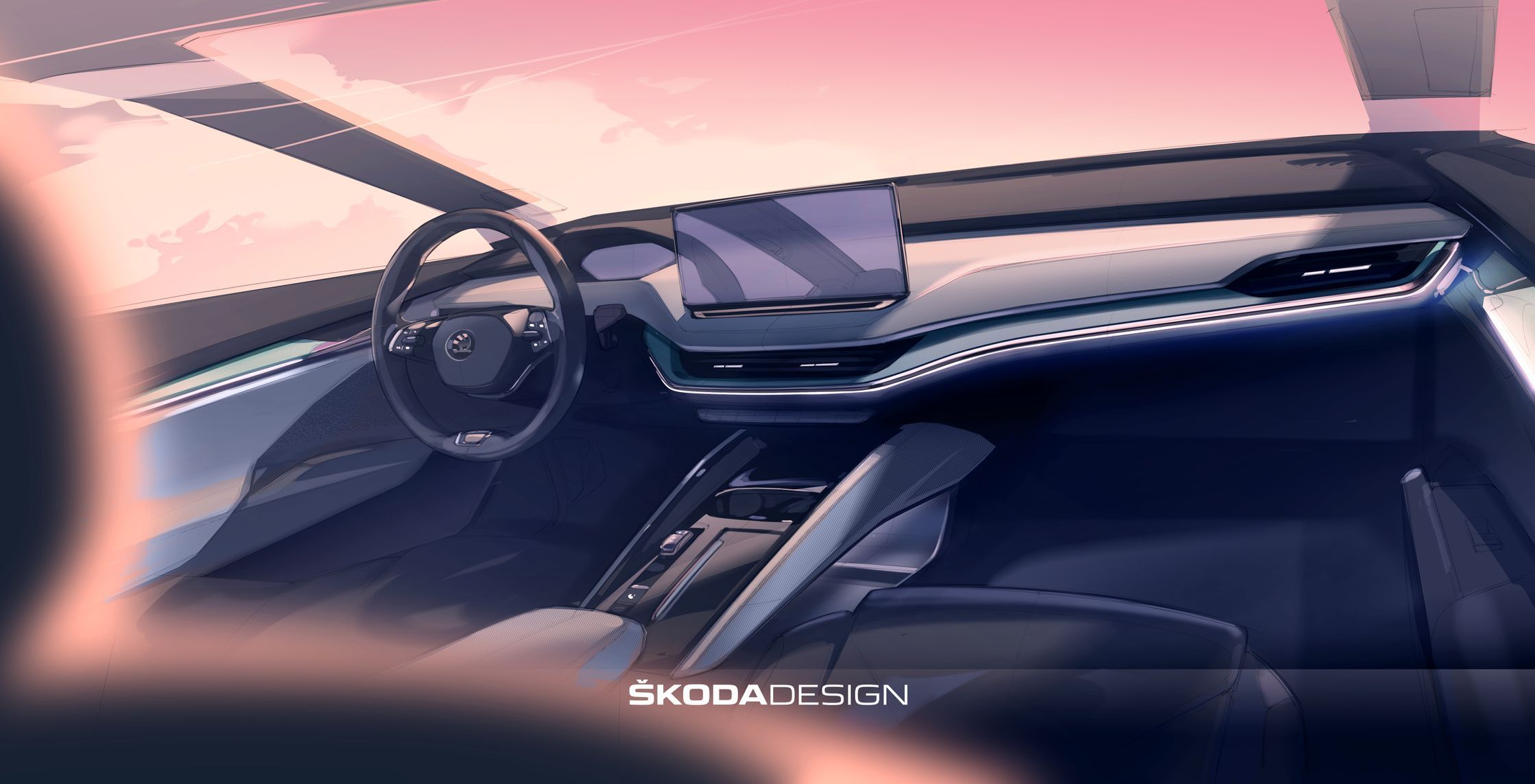 Škoda Enyaq 2020 skica
