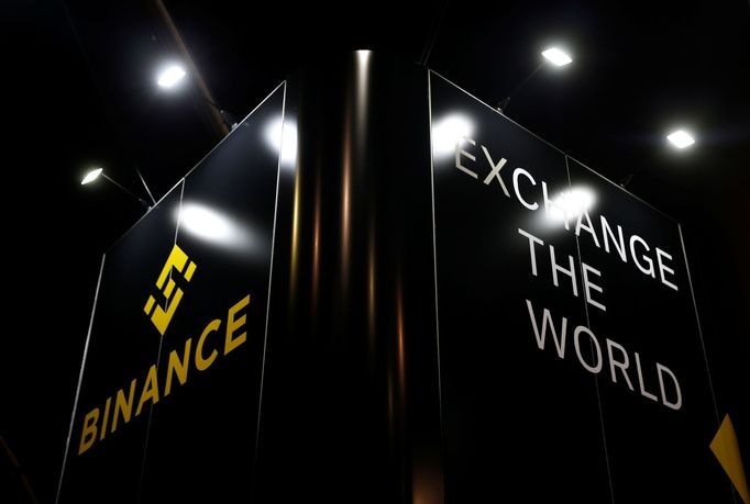 Logo největší světové kryptoměnové burzy Binance