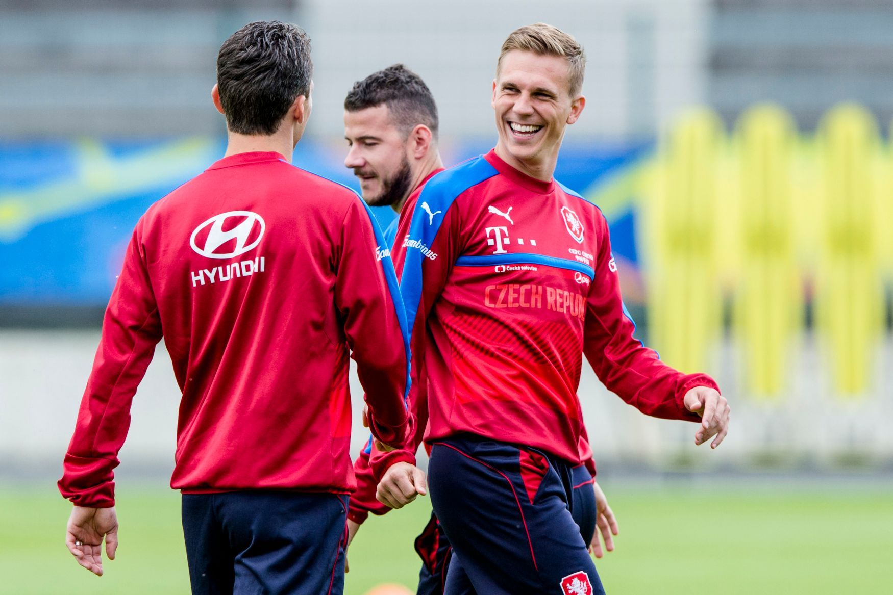 Bořek Dočkal na tréninku české reprezentace na turnaji Euro 2016