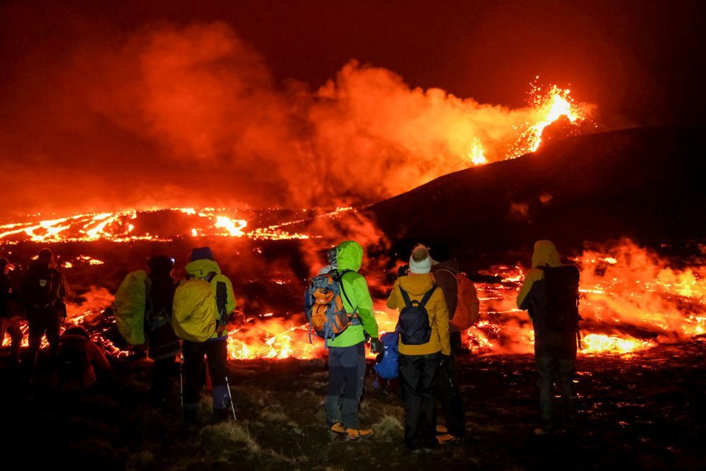 island sopka výbuch erupce