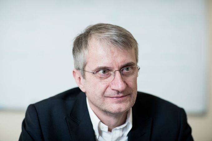 Slovenský prezidentský kandidát  Robert Mistrík. Leden 2019