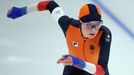 Nizozemka Irene Schoutenová v závodě rychlobruslařek na 5000 m na ZOH v Pekingu 2022