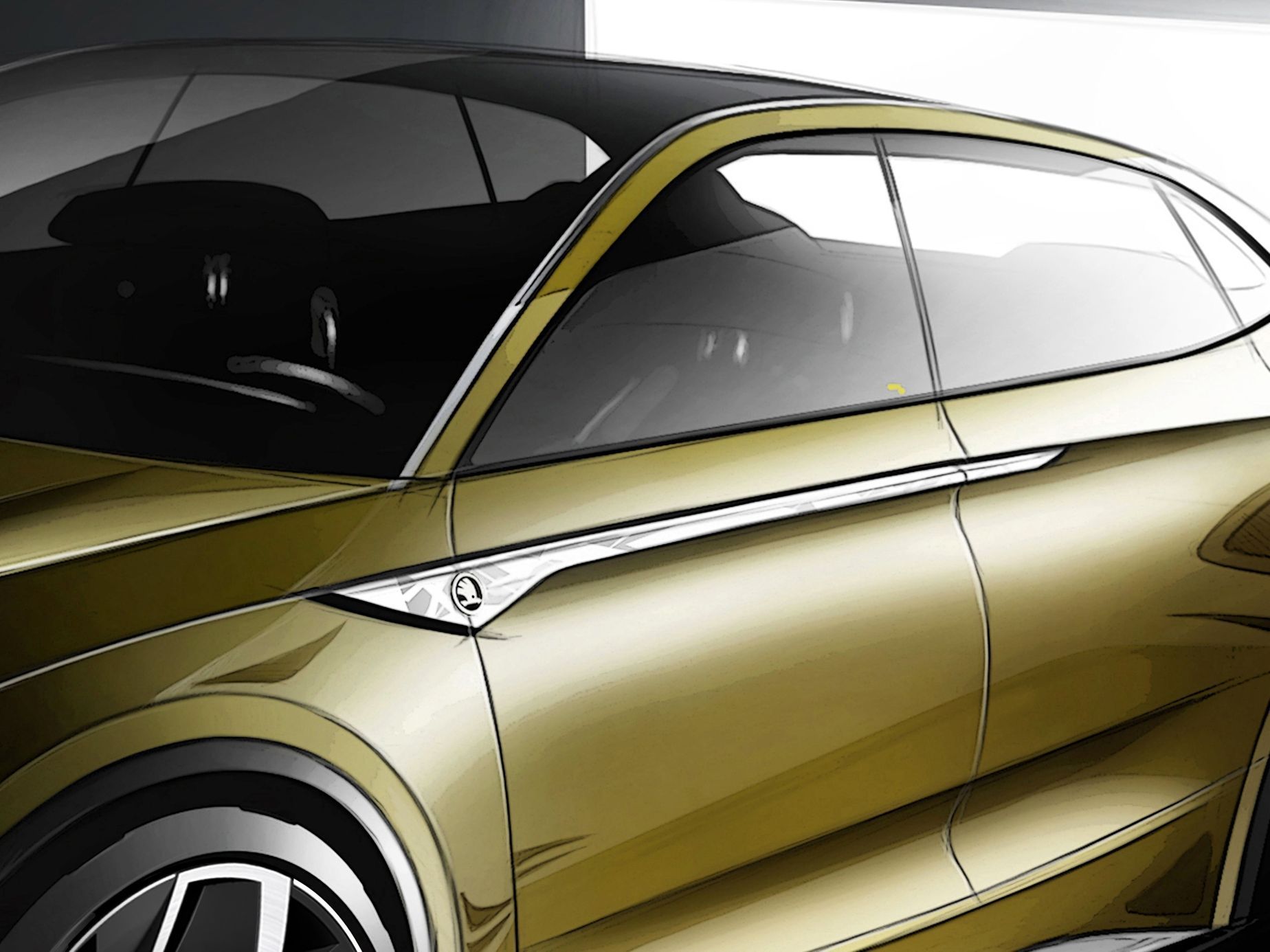 Škoda Vision E detail
