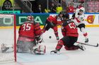 Nico Hischier dááv gól v zápase Kanada - Švýcarsko na MS 2023