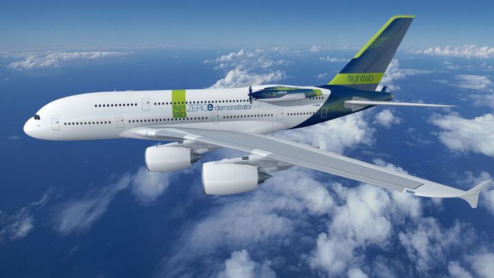 Airbus představil budoucnost létání. Vodíkový pohon má ale i rizika, varují piloti; Zdroj foto: Aktuálně.cz / Airbus / Se souhlasem k užití.
