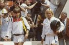 Hana Mandlíková a Martina Navrátilová, Štvanice 1986, Pohár federace, finále