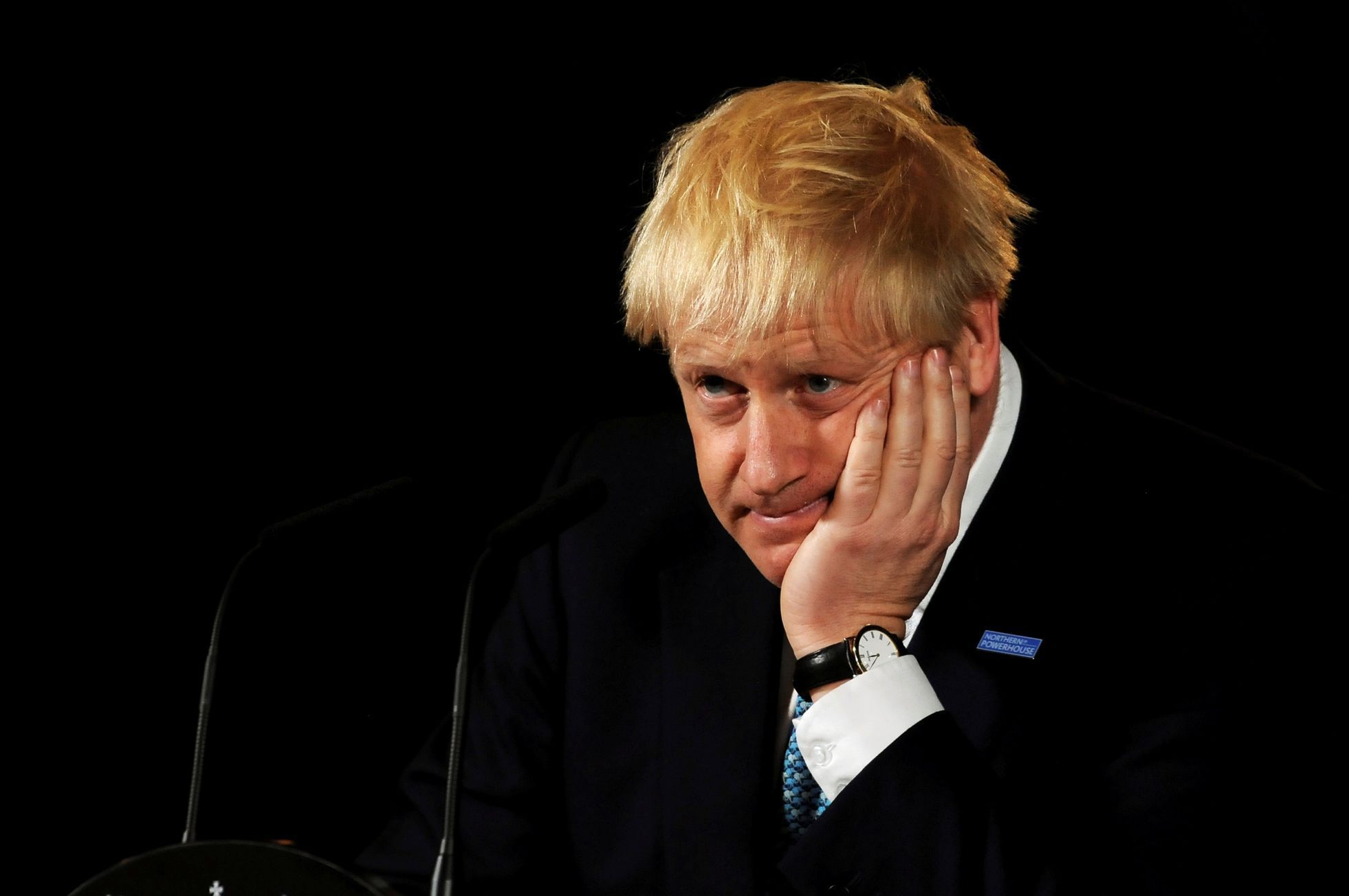 Boris Johnson na cestě napříč Británií.