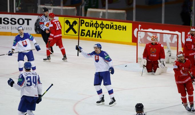 Marián Studenič slavígól v zápase Bělorusko - Slovensko na MS 2021