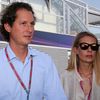 Formule 1, GP Itálie 2013: John Elkann, šéf Fiatu a jeho žena Lavinia Borromejská