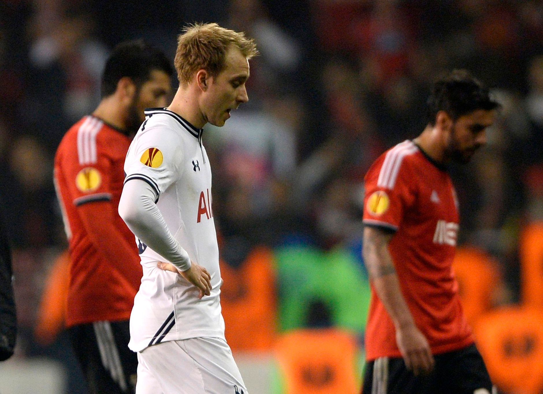 EL, Tottenham - Benfica: smutný Christian Eriksen